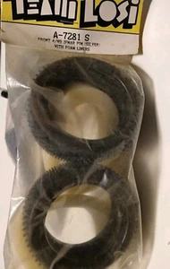 Losi XX4 A-7281S FRONT TIRE 4WD IFMAR PIN SILVER TYRES VINTAGE  - Bild 1 von 2