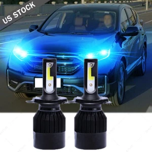 LED Headlight Kit 8000K Ice Blue High/Low Bulbs 2x for Honda CRV CR-V 2007-2014 - Picture 1 of 12