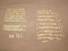 VINTAGE  VARIOUS SMALLER  SIZES    BRASS NUMBERS LETTERS & SYMBOLS