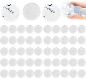 50 Stück 25Mm Rund Glasplatte Transparent PVC Gummipuffer, Antirutsch Rutsch Tra - Bild 1 von 7