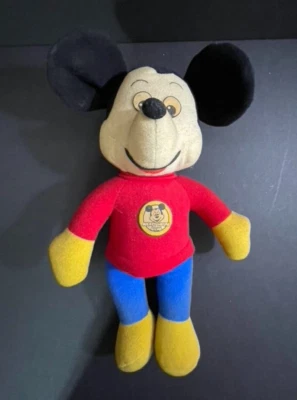 Mickey Mouse Club Vintage Doll Stuffed Plush 12" Tall Knickerbocker 1976 - Image 1 of 4