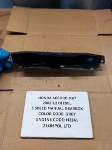 Honda Accord Mk7 2005 - Digital Display Instrument Cluster SEA39710E010 - Picture 1 of 6