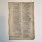 1613 Leaf of the English Psalter from a Geneva Bible - RARE