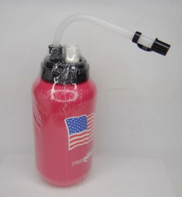 Pro Impact Professional Sports Water Bottle Squeezable Pink American Flag - Image 1 of 4
