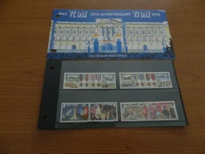 1995 ISLE OF MAN VICTORY CELEBRATIONS PRESENTATION PACK IN MINT CONDITION - Picture 1 of 5