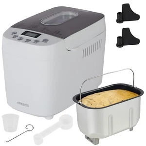 AREBOS Panificadora Capacidad 1500g 15 Programas 3 Niveles Automática 850W - Imagen 1 de 13