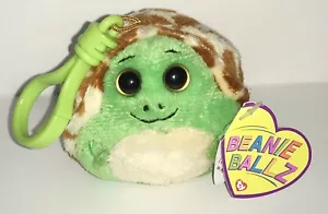 CLIP DE LLAVE TY ZOOM GREEN TURTLE 3"" BEANIE BALLZ, NUEVO con ETIQUETA, LOTE ANTIGUO- ""CARCASA"" ALWAYS LOVE U - Imagen 1 de 2