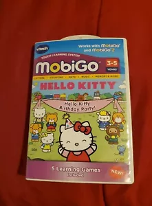 *BRAND NEW* VTECH MOBIGO GAME CARTRIDGE HELLO KITTY BIRTHDAY *FREE SHIPPING* - Picture 1 of 2