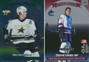 1997-98 Donruss Limited #19 MIKE MODANO / TREVOR LINDEN - Stars / Canucks - Bild 1 von 1