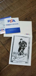 STAN MIKITA SIGNED AUTO PHOTO CHICAGO BLACKHAWKS HALL OF FAME HOF PSA DNA COA - Picture 1 of 1