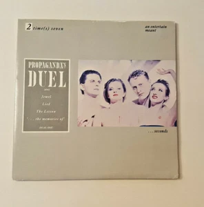 PROPAGANDA Duel 2x7" Vinyl UK Import 1985 ZTT DUAL1 Gatefold - Imagen 1 de 7
