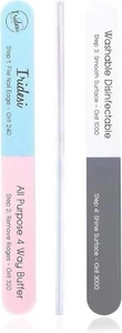 4 Way Nail File and Buffer, 7 Inches Long, All Purpose, Best For Natural Nails, - Picture 1 of 6