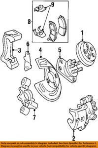 GM OEM Brake-Rear Pads 19152665 - Picture 1 of 1