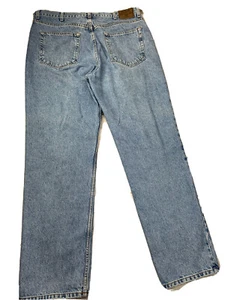 Vintage Chaps Ralph Lauren Relaxed Fit Medium Wash Denim Jeans Mens Sz 38X32 90s - Picture 1 of 8