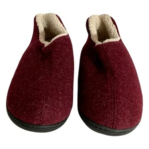 RockDove Women’s Slipper Faux Fur Comfort House Shoes Burgundy Red Size 8 - Picture 1 of 8