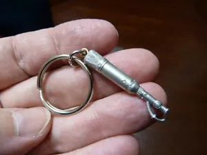 (M-2-C) NEUMANN U67/87 Microphone mic pewter KEY CHAIN Jewelry - Picture 1 of 1
