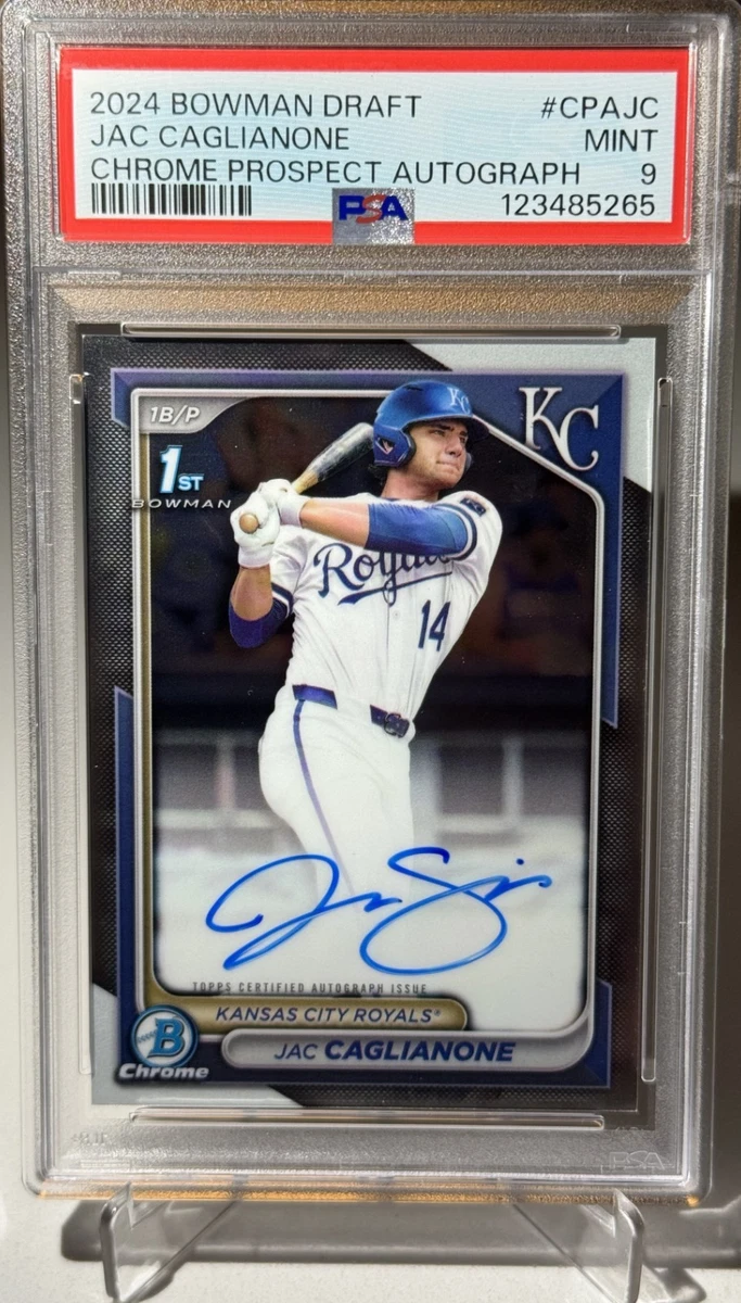 パ*ト様 Jac Caglianone auto ball カグリオン サイン Graded 2024 Panini S&S USA Jac Caglianone #37 Opening Day Baseball