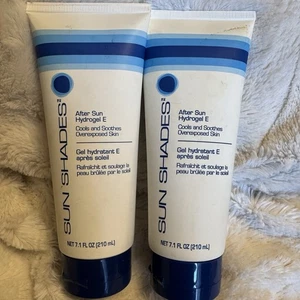 Melaleuca Sun Shades After Sun 2 Tubes Hydrogel E Moisturizing Relief Repair - Picture 1 of 3