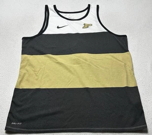 Purdue Boilermakers Nike Men's XL Tank Top Tee Swoosh 34630X University - Picture 1 of 8
