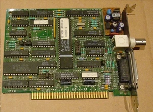 ISA Ethernet Network Card Western Digital WD 8-bit BNC AUI WD8003E vintage - Zdjęcie 1 z 1
