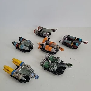 Lote 6 Micro Máquinas Star Wars 1998 De Colección Pod Racers Lucas Films - Imagen 1 de 15