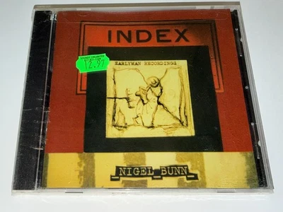 Nigel Bunn "Index" CD Earlyman Recordings Emperor Jones *NEW/SEALED* Foto 1 de 4