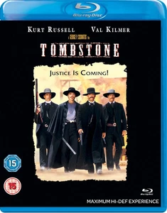 Tombstone (Blu-ray) Val Kilmer Kurt Russell JUSTICE IS COMING - Imagen 1 de 1