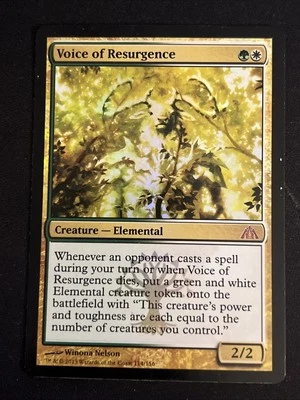 1x Foil Voice of Resurgence (114) Dragon's Maze MP MTG Magic the Gathering x1 - Image 1 of 2