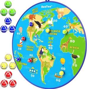 29" Large Dart Board for Kids, Kids Dart Board with Sticky Balls, Boys Toys, Ind - Bild 1 von 12