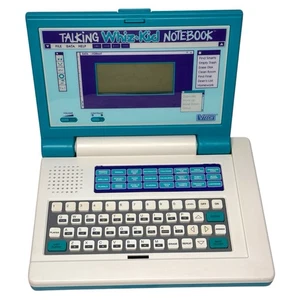 Raro 1993 VTech Talking Whiz Niño Notebook Vintage Niños Electrónico Laptop Juguete - Imagen 1 de 4