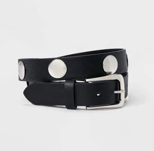 Elevated Stud Belt - Universal Thread™ Black Size Medium 41” New - Picture 1 of 3