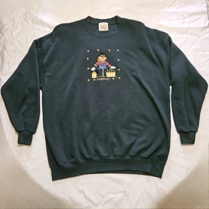 Vintage Longaberger Sweatshirt By Peanut Butter & Jelly XXL USA Made Fall Theme - Picture 1 of 15