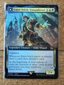 Magic MTG Final Fantasy - Emet-Selch, Unsundered / Hades EXTENDED ART FOIL 483 - Picture 1 of 3