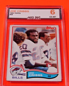 JOE CRIBBS***1982 TOPPS--MINT 6--BILLS---Set BREAK #26--Mad Dog GRADED - Bild 1 von 1