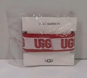 Ugg Ribbon To Customize Your Boots (ribbons Only) Red White UGGS Classics - Picture 1 of 4