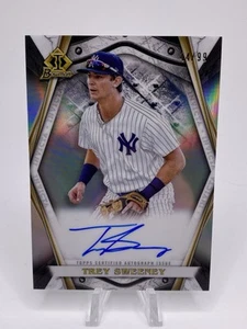 2022 Bowman Invicta Trey Sweeney #BI-TS Auto #'d /99 Yankees Tigers - Foto 1 di 2