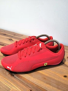 Puma Ferrari Drift Cat Delta Rojo Blanco Para Hombres EE. UU. 10 Zapato de Conducción Carreras NUEVO  - Imagen 1 de 11