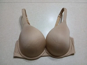 Cacique Bra 38DD Boost Plunge Beige Padded Underwire - Picture 1 of 4