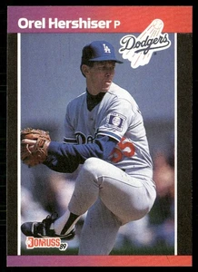1989 DONRUSS OREL HERSHISER LOS ANGELES DODGERS #197 - Picture 1 of 2