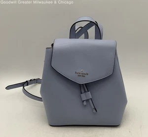 Kate Spade New York Lizzie Leather Backpack Light Blue Leather - Picture 1 of 7