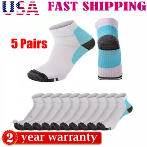 5 Pairs-Compression Socks Ankle Sleeve for Plantar Fasciitis Achilles Tendonitis - Picture 1 of 21