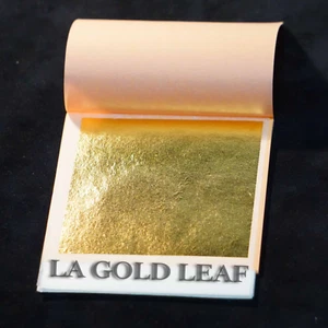 Hoja de oro de Los Ángeles: hojas de hoja de oro triple genuino de 24 K (sueltas o transferidas) - Imagen 1 de 3