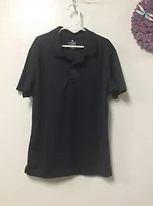 Chaps Boys School Approved Shirt Size 10 to 12 Blue Polo Style Pullover 132 - Picture 1 of 4
