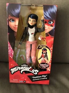Miraculous Ladybug Fashion Flip Marinette to Ladybug Doll Figure Toy Action Fig - Picture 1 of 2