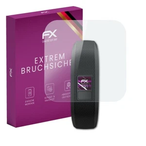 atFoliX Glasfolie für Garmin Vivofit 3 Panzerfolie 9H Schutzpanzer - Photo 1/8