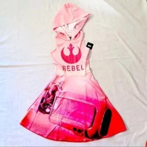 Star Wars Hooded Rebel Vehicle Hooded Tank Dress, sz XS (Juniors), NEW - Picture 1 of 12
