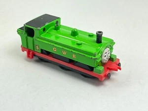 Vintage 1990 ERTL Britt Allcroft Diecast Green DUCK Thomas Shining Time Train - Picture 1 of 11