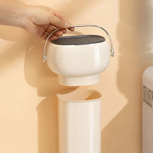(Beige)Paper Cup Dispenser Wall Mounted Multifunctional Large Capacity Univer - Picture 1 of 12