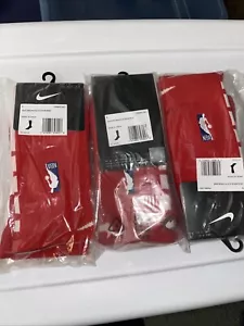 3 pares de calcetines de baloncesto Nike NBA Authentics talla grande rojos PSK651-657 nuevos rosas - Imagen 1 de 11