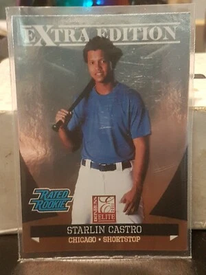 Starlin Castro Rookie Panini Elite #11 Chicago Cubs Foto 1 de 2